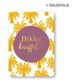 Kassaplan A6 Ansichtkaart "Dikke knuffel"