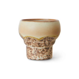HKliving 70's Ceramics Lungo mug "Shell"