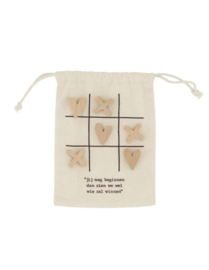 Zusss  houten spelletje "boter kaas en eieren"