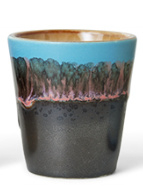 HKliving 70's Ceramics Ristretto mugs "Solar" | Mr Blue Sky