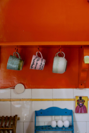 HKliving 70's Ceramics Cappuccino mug "Tide"