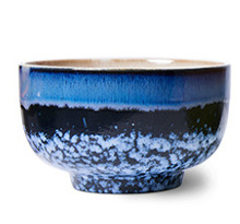 HKliving 70's Ceramics noodle bowl "Groovy" | Night