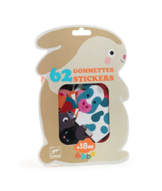 Djeco Stickers Mijn eerste stickers "Boerderij dieren" | 18 maanden