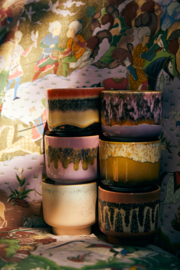 HKliving 70's Ceramics scented Candle "Valencia"