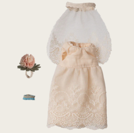 Maileg Wedding dress mum mouse