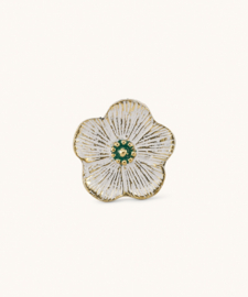 Doing Goods Flower knob "Faye" | white
