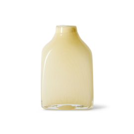 HKliving Atelier glass vase medium | cream
