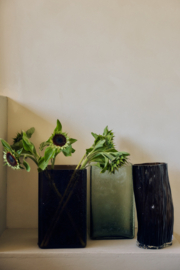 HKliving Tube large Vase | smokey brown