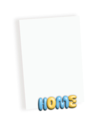 The Gift Label Photo holder "HOME"