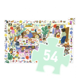 Djeco observatie puzzel "Het verjaardagsfeest"