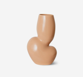 HKliving Ceramic Vase Organic M | cream