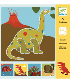 Djeco Sjablonen Dinosaurussen | 4 - 7 jaar