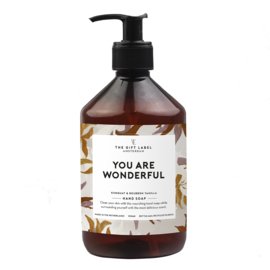 The Gift Label Handzeep "You are wonderful"