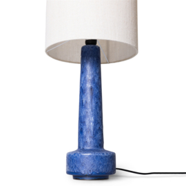 HKliving Stoneware lamp base / Retro aardewerk Lampenvoet | blue