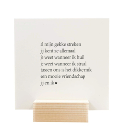 Winkeltje van Anne Blockie "Vriendschapsgedicht"