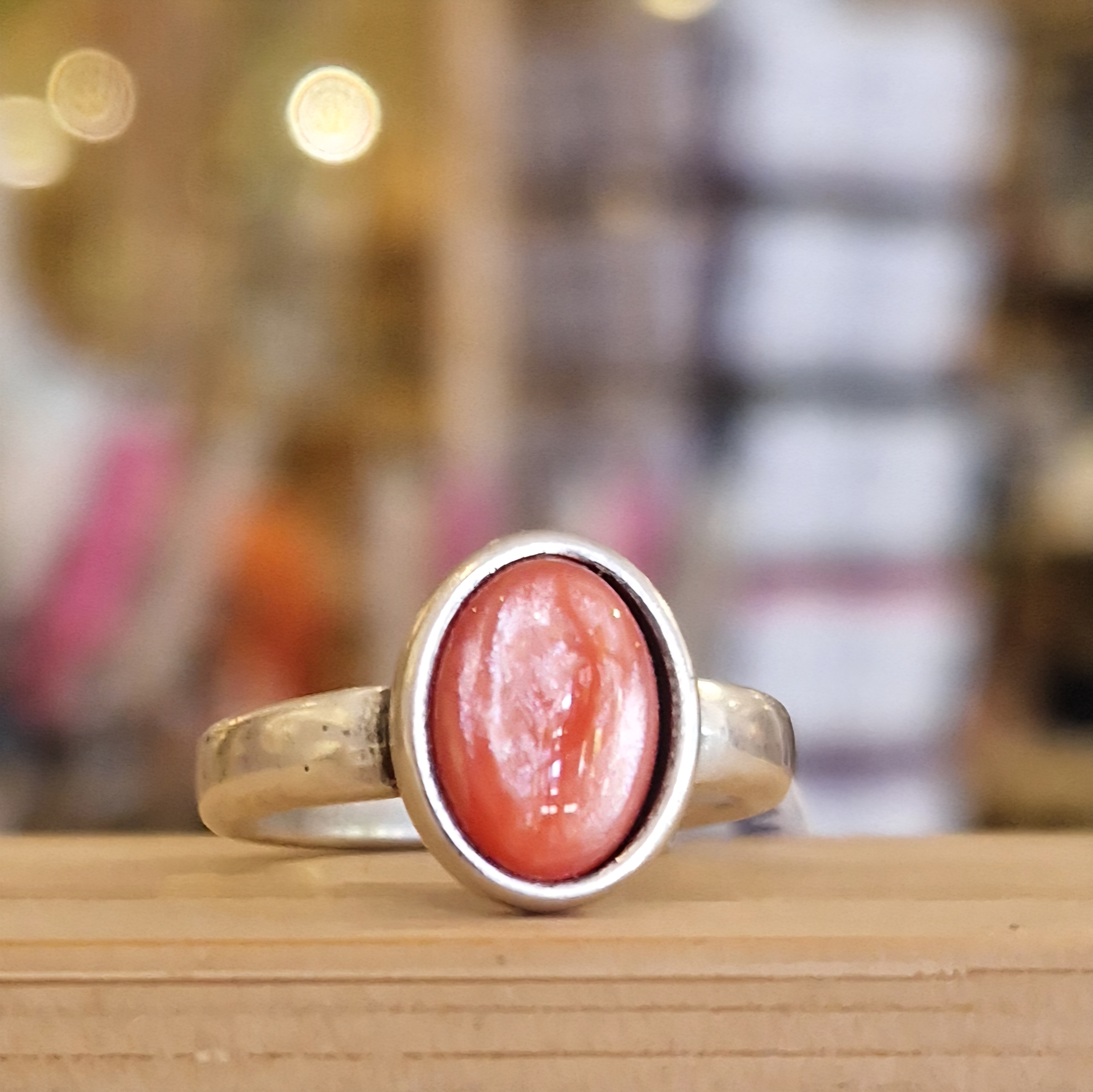 Qoss Ring "Door" | flamingo 18  cm