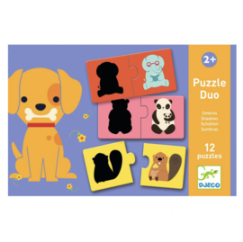 Djeco Duo Puzzel "Silhouet" | 2+