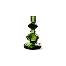 Nienke Sikkema for HKliving Candle holder Medium | emerald