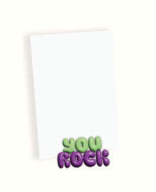 The Gift Label Photo holder "You rock"