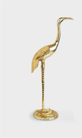 &Klevering Statue Crane bird 2 | KraanVogel beeld rechte nek