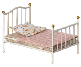 Maileg Vintagebed muis | gebroken wit