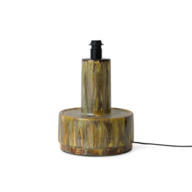 HKliving Ceramic Lamp Base | reactive green