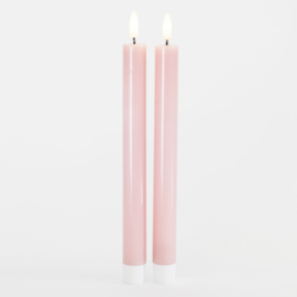 Sirius Nordic Design Sille LED candle 2 x 25 cm set van 2 | light pink