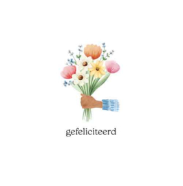 Cosi Wenskaart "gefeliciteerd"