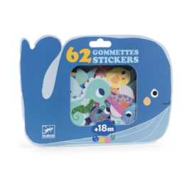 Djeco Stickers Mijn eerste stickers "Zeedieren" | 18 maanden