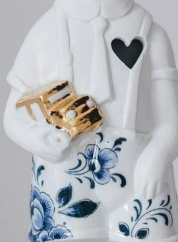 Lammers & Lammers Kees Jan met bootje | delftsblauw