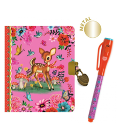Djeco Lovely Paper Dagboek met slotje en magische pen "Fiona"