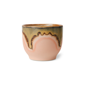 HKliving 70's Ceramics Café cup "Blossom"