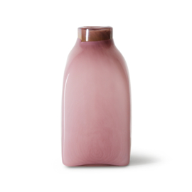 HKliving Atelier glass vase large | pink
