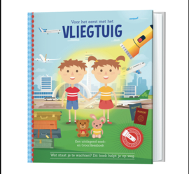 Zoek- en Voorleesboek "Voor het eerst met het vliegtuig"