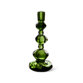 Nienke Sikkema for HKliving Candle holder Large | emerald