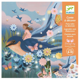 Djeco Verhalen om te versieren "Poucelina" | 6-10 jaar