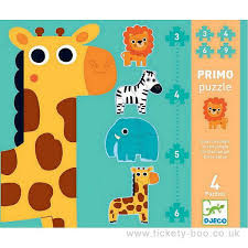 Djeco Primo Puzzel "In the jungle" | 2+