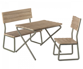 Maileg Garden set | Tuinset met tafel stoel en bank