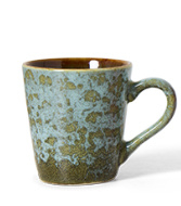 HKliving 70's Espresso mug "Brutalism" Verdigris