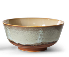 HKliving  70's Ceramics Ramen bowl Ascent "Echo"