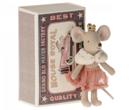 Maileg Princess mouse Little sister in matchbox