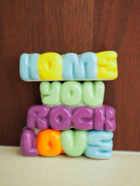 The Gift Label Photo holder "You rock"