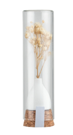 Rader Reageerbuis stolpje met vaasje "Bouquet white"