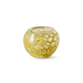 HKliving Dome candle holder | ochre