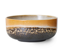 HKliving 70's Ceramics Dessert bowls "Humus" | Fire