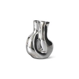 HKliving  Gleam glass vase | chrome