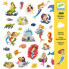 Djeco Stickers "Zeemeerminnen"