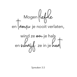 Leuk - vierkant dubbele kaart - Mogen Liefde