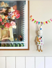 Lammers & Lammers Just hanging around meisje | confetti met roze kauwgombal