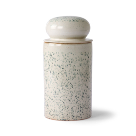 HKliving 70's Ceramics Storage jar "Hail"